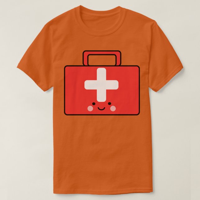 Barn i Cute Firstaid box T Shirt (Design framsida)