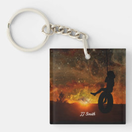 Barn i Däck Swing Nyckelring