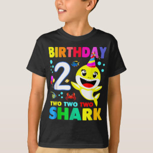 Barn i dagsljus Hajar 2 år gammal 2:a skirt T Shirt