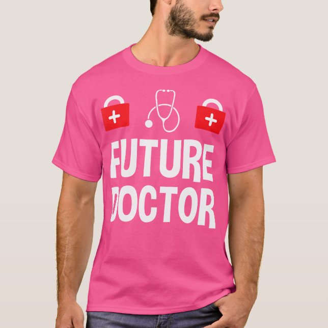 Barn i Doktor vid den framtida medicinska Doktor T Shirt (Framsida)