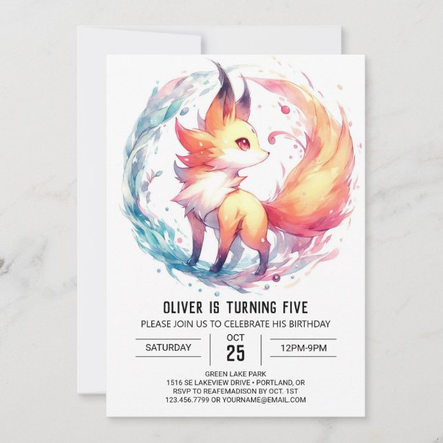 Barn i fotboll inbjudningar (Framsida)