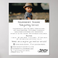 Barn i Hat, Babyvvakt, Daycare, Nursery Advert