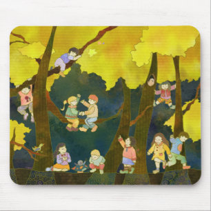 Barn i himmel Mousepad Musmatta