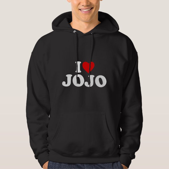 Barn i Kärlek Jojo för Småbarn-barn du är Hoodie (Framsida)