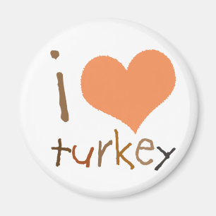 Barn i Kärlek Turkiet Magnet