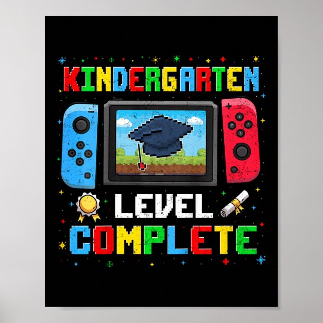 Barn i Kindergarten-nivån som fullföljdes förra sk Poster (Framsidan)