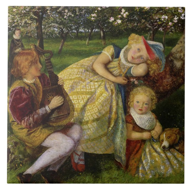 Barn i Kung Orchard Kakelplatta (Framsidan)