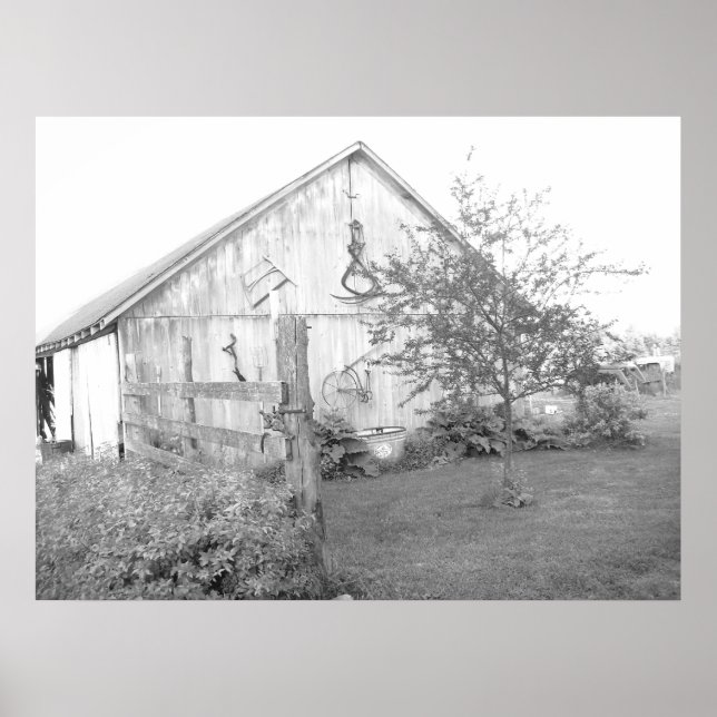 Barn i Land/svartvitt Poster (Framsidan)