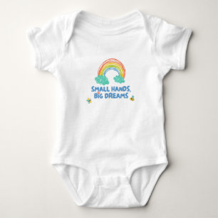 Barn i lycklig dag Small Händer, stora drömmar T Shirt