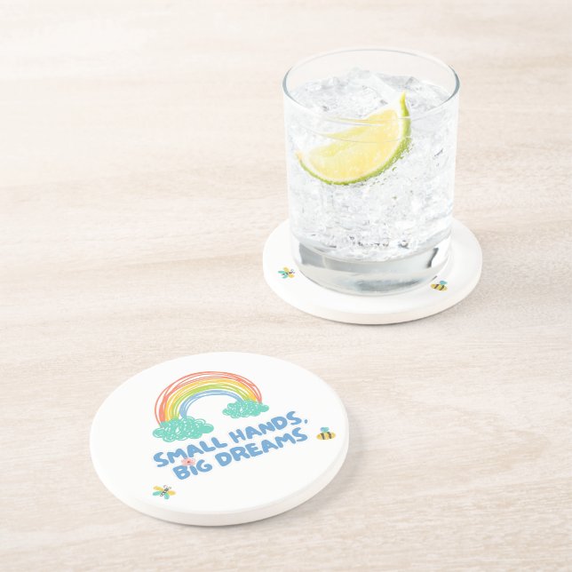 Barn i lycklig dag Small Händer, stora drömmar Underlägg (Sidan)