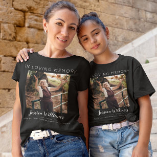 Barn i lyft minne   5 Fotokollage   Memorial T Shirt