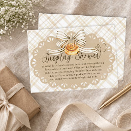 Barn i magen Baby Shower Display Shower-kort Tilläggskort