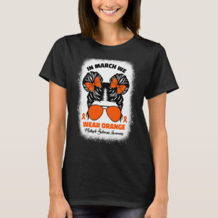 Barn i mars vi bär orange Ms Multipel Skleros T Shirt