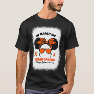 Barn i mars Vi Bära Orange Många Sclerosis T Shirt