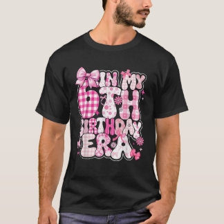 Barn i min 6e-födelsedagsflicka, sex år gammal kvi t shirt