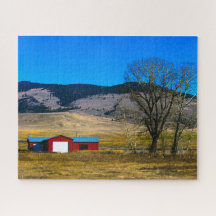 Barn i Montana, USA Himlar Rustic Photography Jigs
