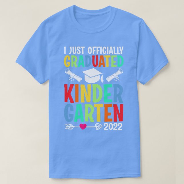 Barn I officiellt utbildad Kindergarten Graduatio T Shirt (Design framsida)