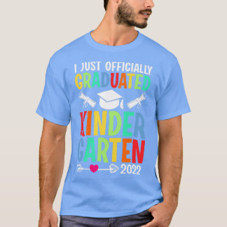 Barn I officiellt utbildad Kindergarten Graduatio T Shirt
