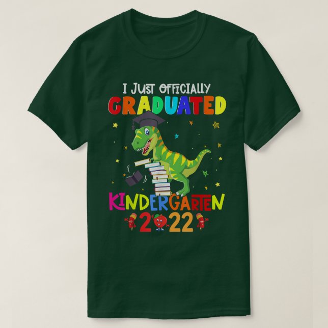 Barn I officiellt utbildad Kindergarten Graduatio T Shirt (Design framsida)