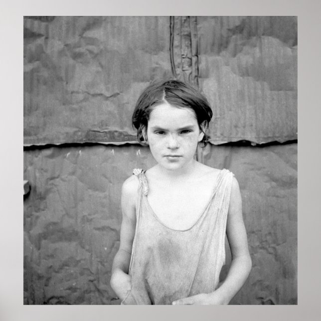 Barn i Oklahoma City shacktown - 1936 Poster (Framsidan)