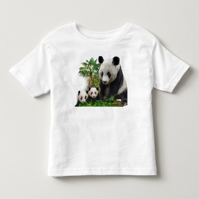 Barn i Panda Bear småbarn T Shirt (Framsida)