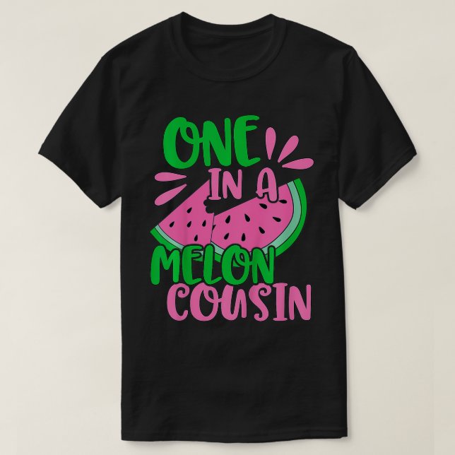 Barn i Rosa ett i Melon Cousin Watermelon T Shirt (Design framsida)