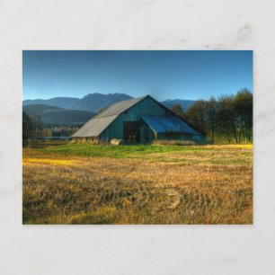 Barn i Sequim Washington Vykort