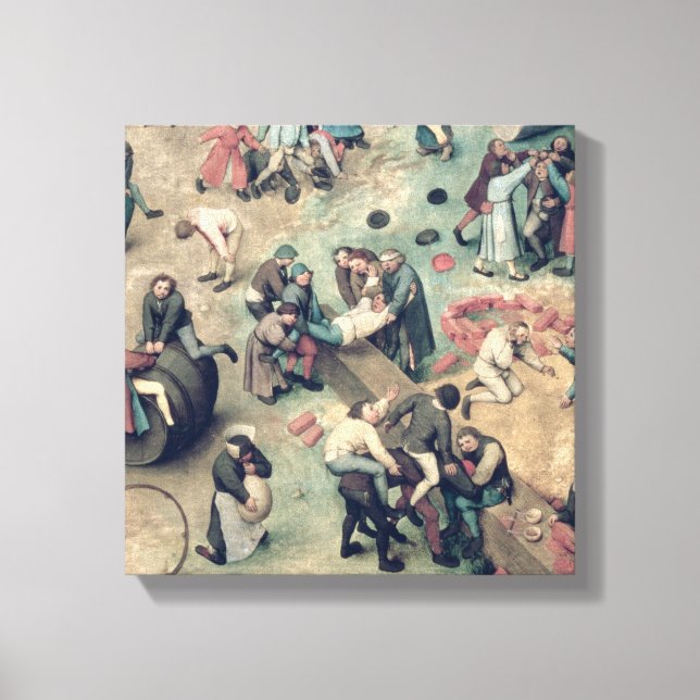 Barn i spel: närmare uppgifter om högerna i grund canvastryck (Framsida)