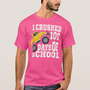 Barn i student krossas 100 dagar av skolmonster t shirt