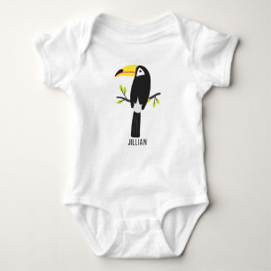Barn i Tropical Toucan Personlig T Shirt