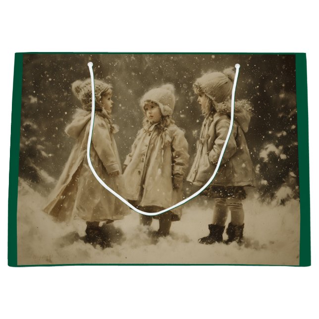 Barn i vinter (Framsidan)