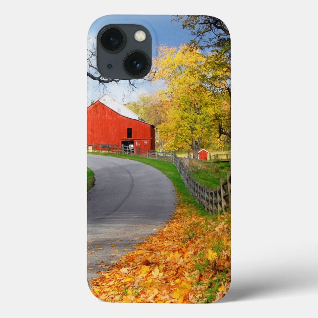 Barn in Fall (Baksida)