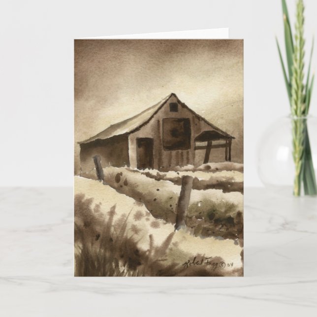 "Barn in "-kort för hälsning av Land-vägar Kort (Framsida)