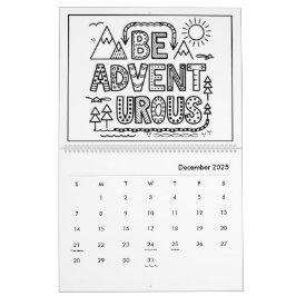 Barn Inspirerande Färgläggningskalender Kalender