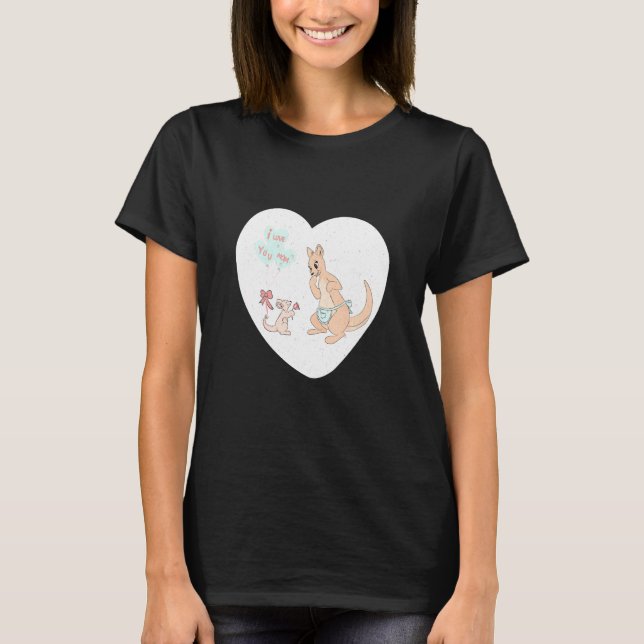 Barn jag älskar dig mamma t shirt (Framsida)