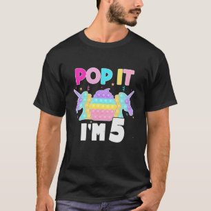 Barn, jag är 5 år gammal pojkflicka 5:e födelsedag t shirt