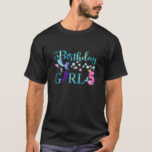 Barn jag är 5:e födelsedagstjuvens Sjöjungfru 5 år T Shirt