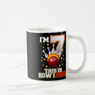 Barn jag är 7 Så här rullar jag 7:e-året gammal fö Kaffemugg