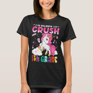 Barn jag är Redo att krossa 5:e Klass Magic Unicor T Shirt