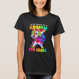 Barn jag är Redo att krossa 6e Klass Unicorn tillb T Shirt