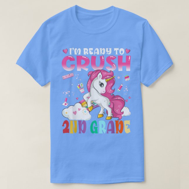 Barn jag är Redo att krossa andra Klass Magic Unic T Shirt (Design framsida)