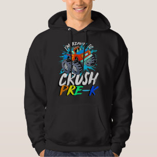 Barn jag är Redo att krossa förK Monster Lastbil P Hoodie