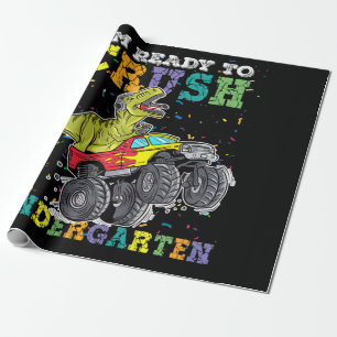 Barn jag är redo att krossa förskole monstertruck presentpapper