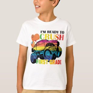 Barn jag är Redo att krossa första Klass Monster T Shirt