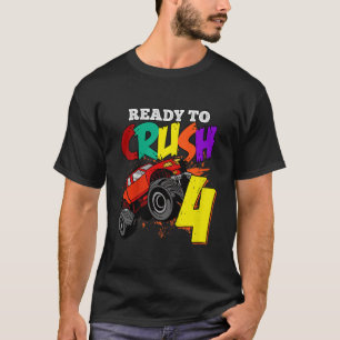 Barn jag är Redo att krossa fyra år gamla Monster T Shirt