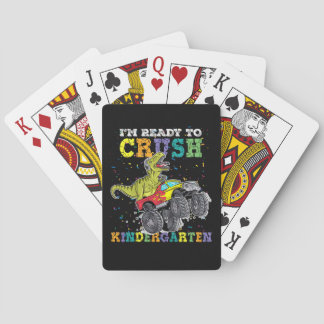 Barn jag är Redo att krossa Kindergarten Monster L Casinokort