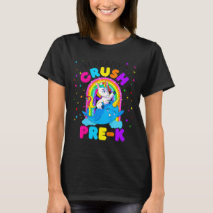 Barn jag är redo att krossa Pre K Enhörning Ck til T Shirt