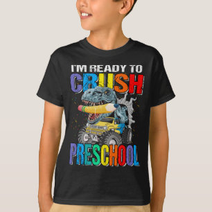 Barn jag är Redo att krossa Preschool Monster Last T Shirt