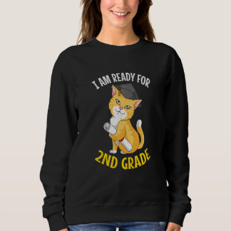 Barn jag är redo för 2:a klass  Kattutexamen tillb T Shirt
