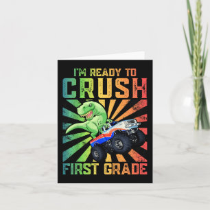 Barn jag är Redo till Crush First Klass Tee Kort